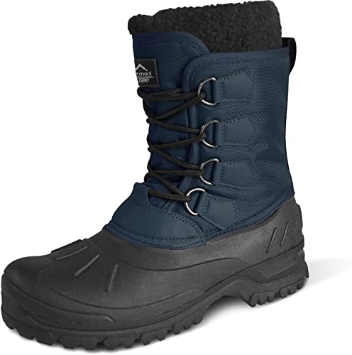 normani Kälteschutzstiefel mit griffiger Sohle wasserdicht für den EXTREMEN Winter Farbe Navy Größe 41 EU von normani