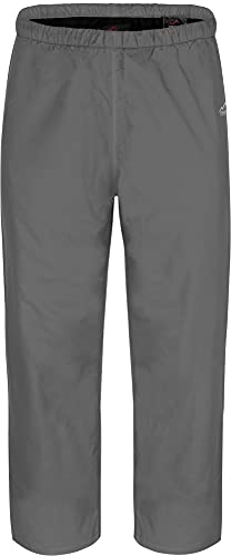 normani Kinder Regenhose Unisex für Jungen und Mädchen mit warmem, weichem Fleecefutter - Wassersäule 5000 mm Farbe Grau Größe M/134-140 von normani