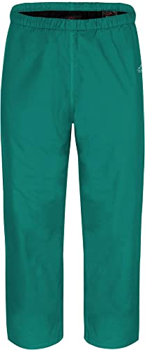 normani Kinder Regenhose Unisex für Jungen und Mädchen mit warmem, weichem Fleecefutter - Wassersäule 5000 mm Farbe Petrol Größe L/146-152 von normani