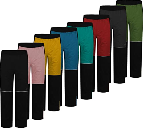 normani Kinder ungefütterte Regenhose für Junge und Mädchen - wasserdichte, atmungsaktive Überziehhose Sommerhose - Winddichte Regenbundhose Buddelhosemit 3M Reflektoren Farbe Navy Größe 170-176 von normani