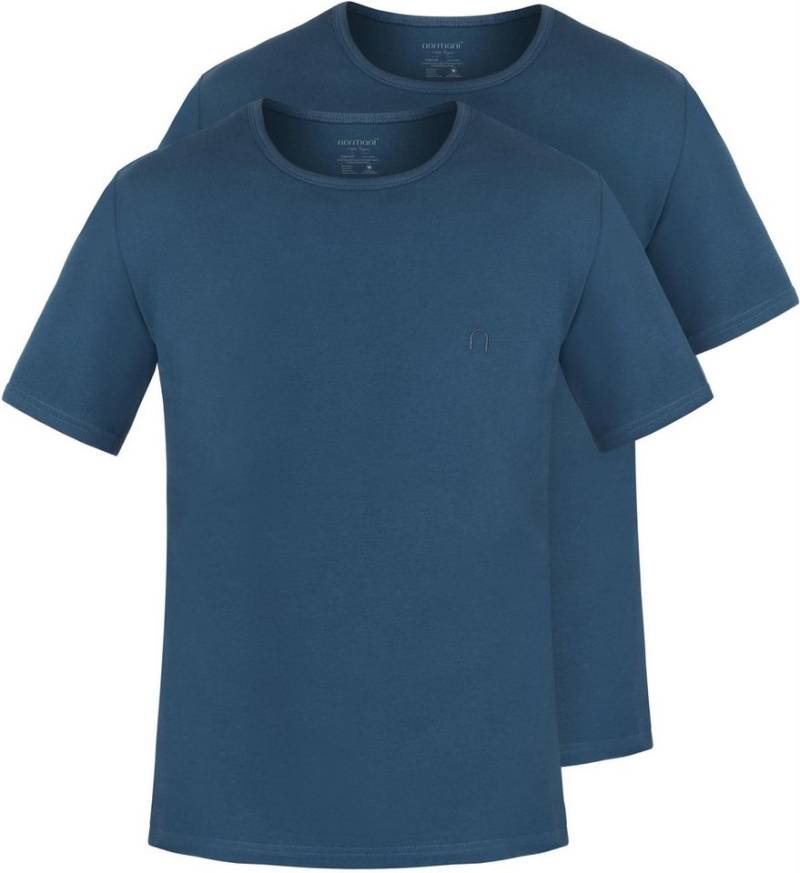 normani Kurzarmshirt 2er Set Herren T-Shirts aus Bio-Baumwolle Nyons (2er-Pack) Basic Shirt für Männer GOTS-zertifiziert von normani