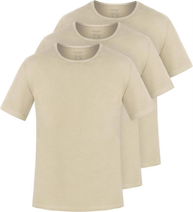 normani Kurzarmshirt 3er Set Herren T-Shirts aus Bio-Baumwolle Nyons (3er-Pack) Basic Shirt für Männer GOTS-zertifiziert von normani