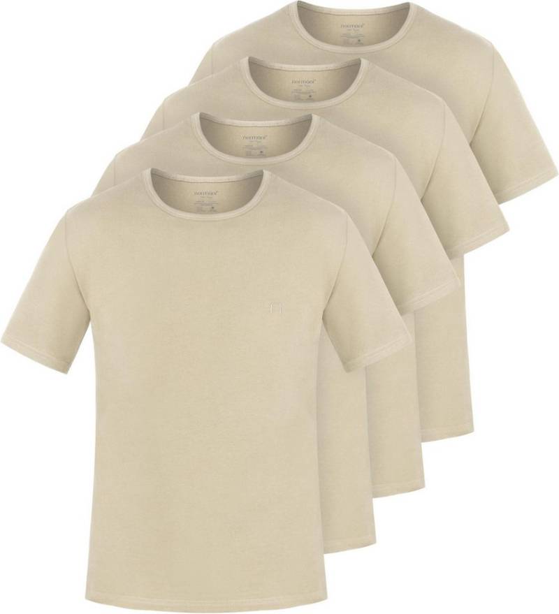 normani Kurzarmshirt 4er Set Herren T-Shirts aus Bio-Baumwolle Nyons (4er-Pack) Basic Shirt für Männer GOTS-zertifiziert von normani