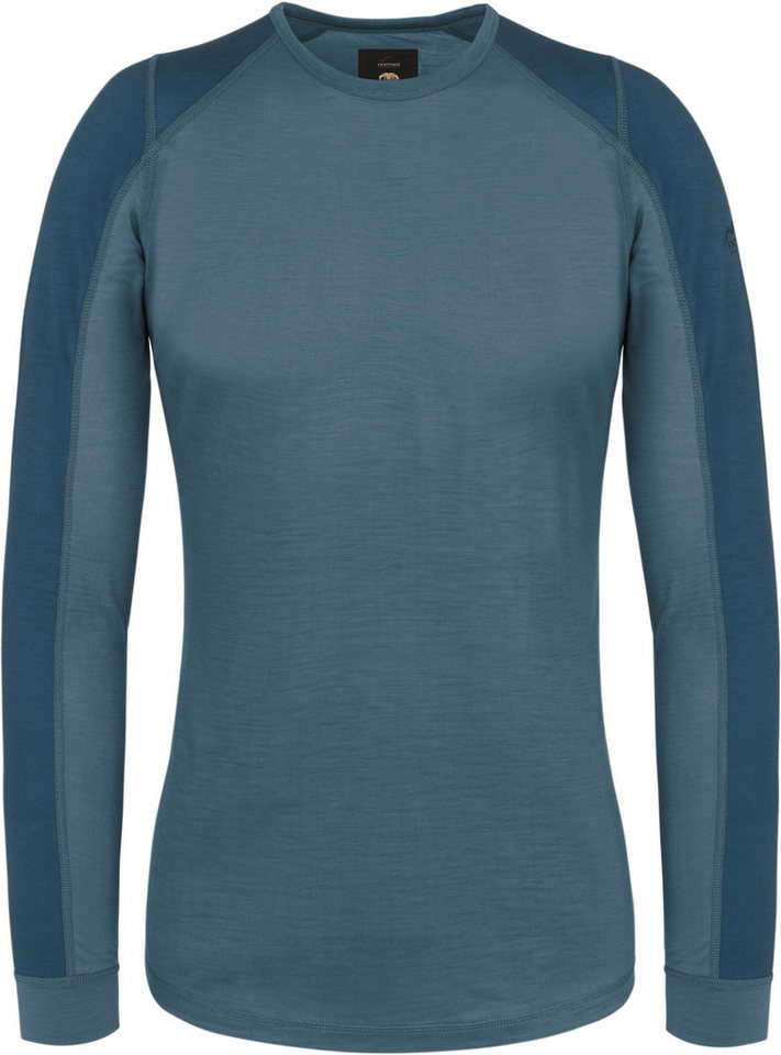 normani Langarmshirt Damen Merino Langarm-Shirt Goulburn Ultraleichter Sommer Outdoor Pullover - 100 % RWS Merinowolle von normani