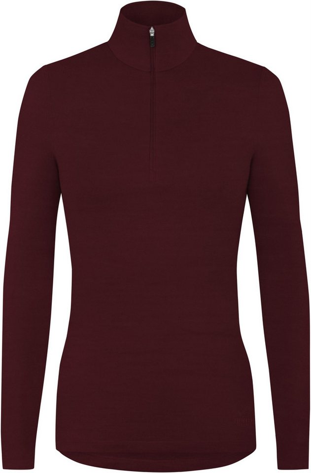 normani Langarmshirt Damen Merino Langarm mit 1/4 Zipper Launceston Merino Winter Outdoor Ski Pullover - Aus Merinowolle von normani