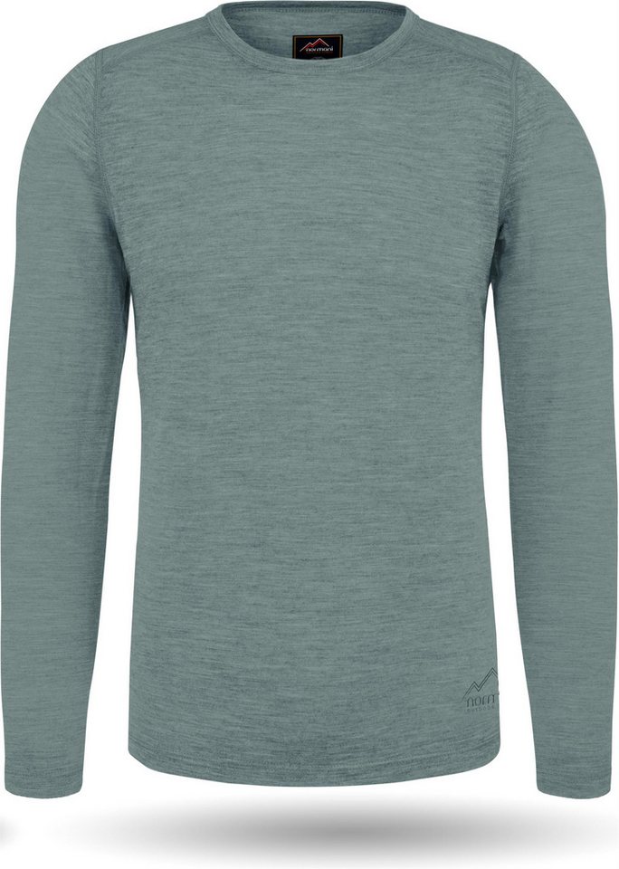 normani Langarmshirt Herren Merino Langarm Melbourne Merino Thermounterhemd Baselayer Skipullover aus 100 % Merinowolle normani Langarmshirt Herren Merino Langarm Melbourne Merino Thermounterhemd Baselayer Skipullover aus 100 % Merinowolle von normani
