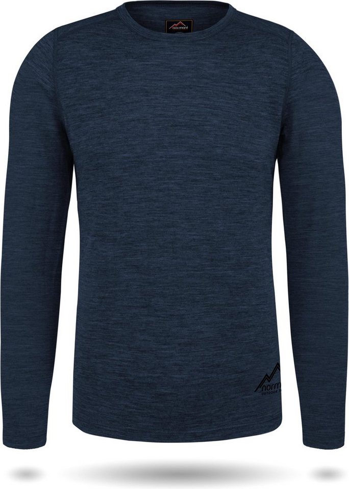 normani Langarmshirt Herren Merino Langarm Melbourne Merino Thermounterhemd Baselayer Skipullover aus 100 % Merinowolle normani Langarmshirt Herren Merino Langarm Melbourne Merino Thermounterhemd Baselayer Skipullover aus 100 % Merinowolle von normani