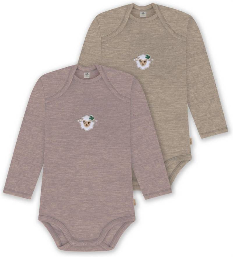 normani Langarmwickelbody 2er Pack Baby Merino Body Langarm Auckland Winter Wollbody Baby Langarmbody mit Umschlag von normani