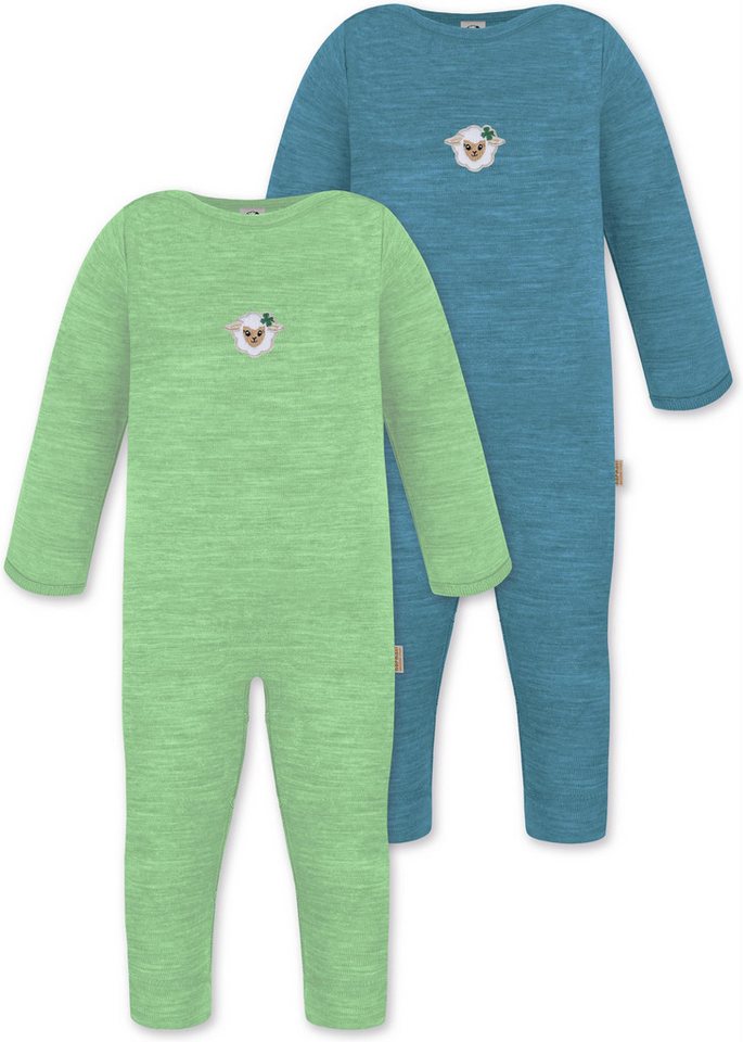 normani Langarmwickelbody 2er Pack Baby Merino Strampler „Tangoio" Woll Overall Strampler Einteiler Strampleranzug Schlafanzug normani Langarmwickelbody 2er Pack Baby Merino Strampler „Tangoio" Woll Overall Strampler Einteiler Strampleranzug Schlafanzug von normani