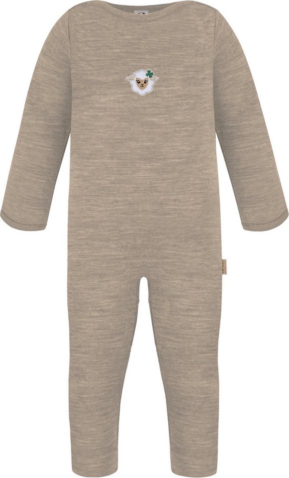 normani Langarmwickelbody Baby Merino Strampler „Tangoio" von normani