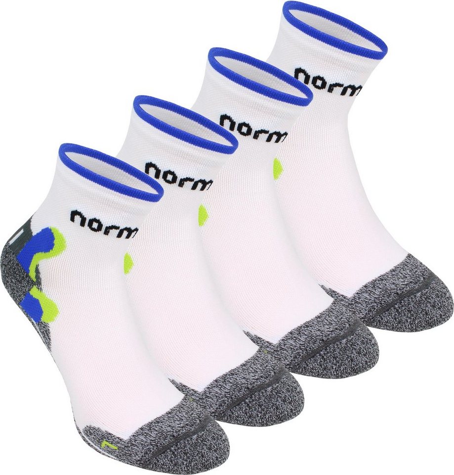 normani Laufsocken 2 Paar Kurzschaft-Sportsocken (2 Paar) mit Achillessehen- und Knöchelprotektoren von normani