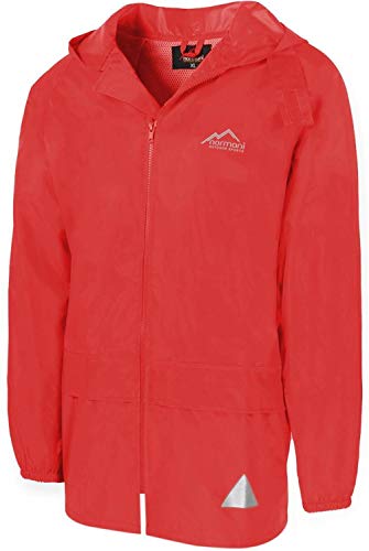 normani Leichte Windjacke/Regenjacke im Beutel, Unisex - Erwachsene Farbe Mittelrot Größe L von normani