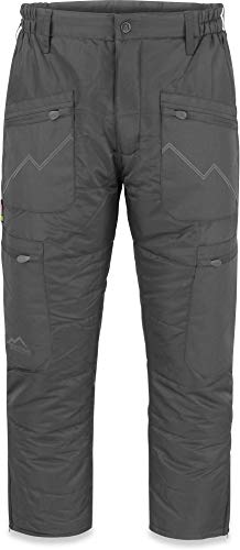 normani Outdoor Sports Herren Thermohose - gefütterte, verstärkte, wasserdichte Winterhose ThermoTech mit Dehnfalte und 4 abgedeckte Reißverschlusstaschen Farbe Anthrazit Größe L/52 von normani