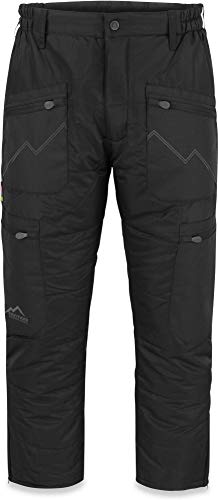 normani Outdoor Sports Herren Thermohose - gefütterte, verstärkte, wasserdichte Winterhose ThermoTech mit Dehnfalte und 4 abgedeckte Reißverschlusstaschen Farbe Schwarz Größe XL/54 von normani