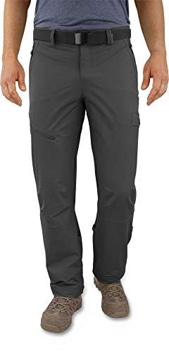 normani Outdoor Sports Softshellhose - Wasserabweisende Tourenhose aus 4-Wege-Stretch Funktionshose für Herren (auch in Übergröße) Farbe Anthrazit Größe 3XL/58 von normani