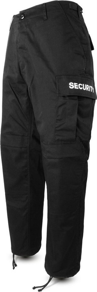 normani Outdoorhose Herren Rangerhose SECURITY Security Hose Feldhose Arbeitshose mit Schirftzug beidseitig von normani