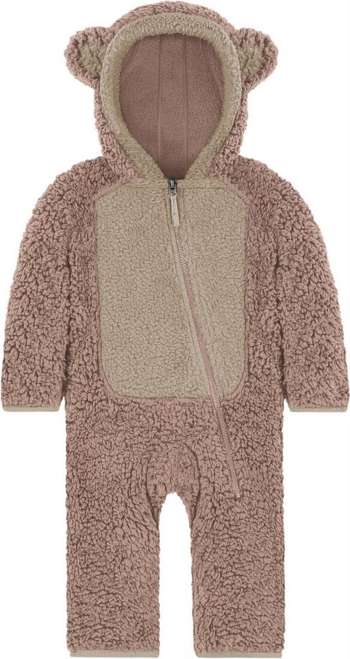 normani Fleeceoverall Kinder Teddy Overall Balivanich Baby Overall Strampler mit Kapuze für Junge und Mädchen von normani