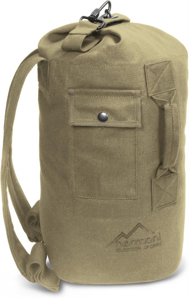 normani Packsack Canvas-Seesack 20 l Submariner 20, Duffle Bag Marinesack Seemannssack US-Sack Rucksack mit Doppelgurt normani Packsack Canvas-Seesack 20 l Submariner 20, Duffle Bag Marinesack Seemannssack US-Sack Rucksack mit Doppelgurt von normani