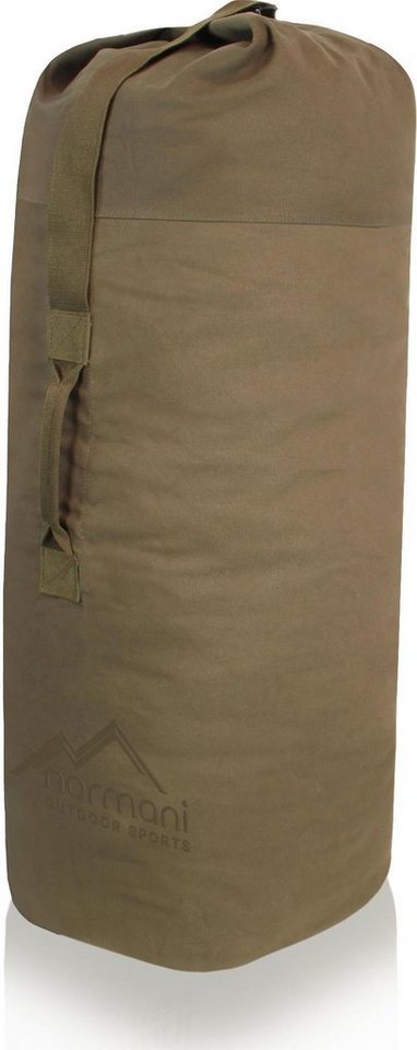 normani Packsack US Canvas-Seesack 60 l Classic Sea I, Duffle Bag US Seesack Canvas-Reisetasche Seemannssack Marinesack von normani