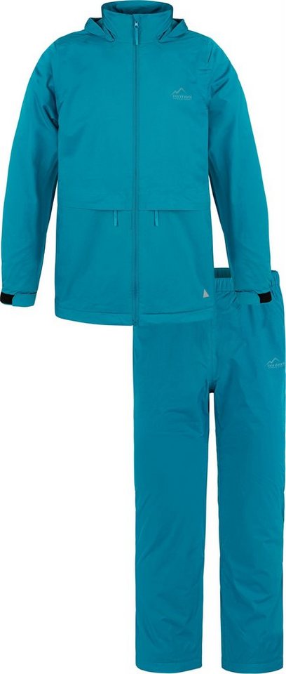 normani Regenjacke Kinder Regenanzug Regenjacke und Regenhose Kinder 2-Teiliges Regen-Set mit Fleecefutter für Junge und Mädchen von normani