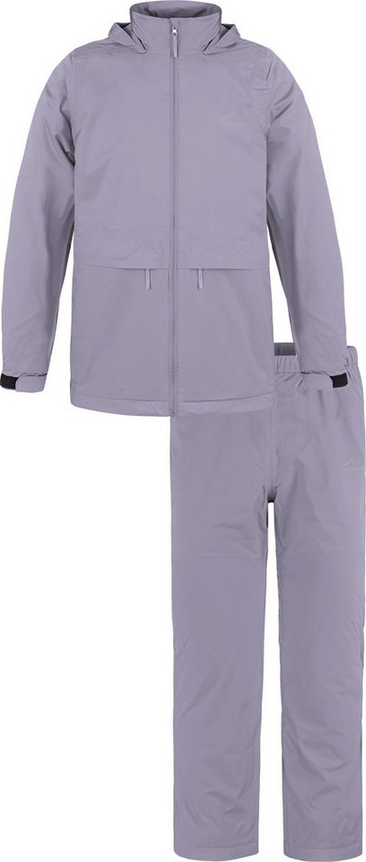 normani Regenjacke Kinder Regenanzug Regenjacke und Regenhose Kinder 2-Teiliges Regen-Set mit Fleecefutter für Junge und Mädchen von normani