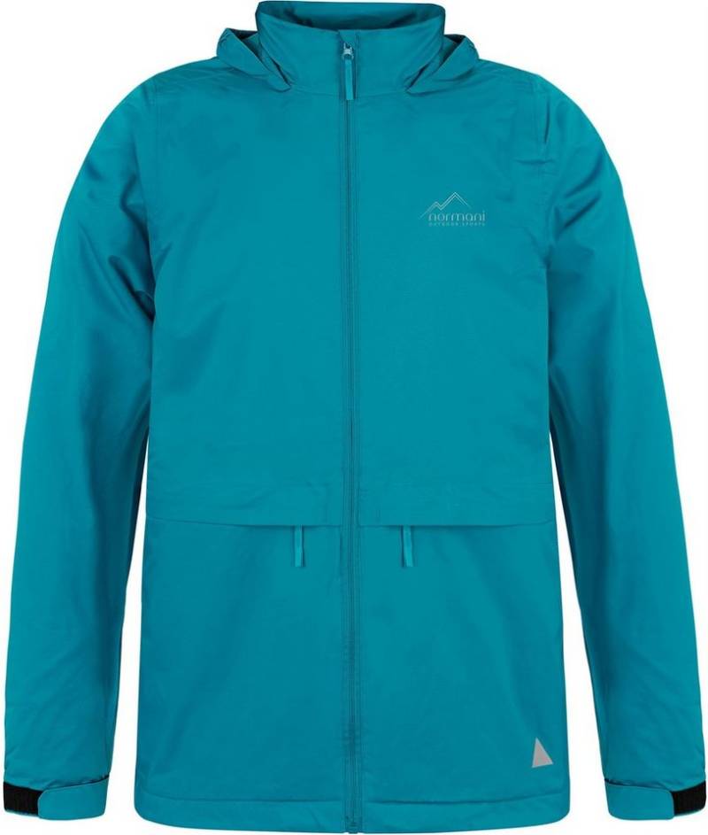 normani Regenjacke Kinder-Regenjacke Seattle Wasserdichte Outdoorjacke Regenmantel mit Kapuze und 3M Reflektoren von normani