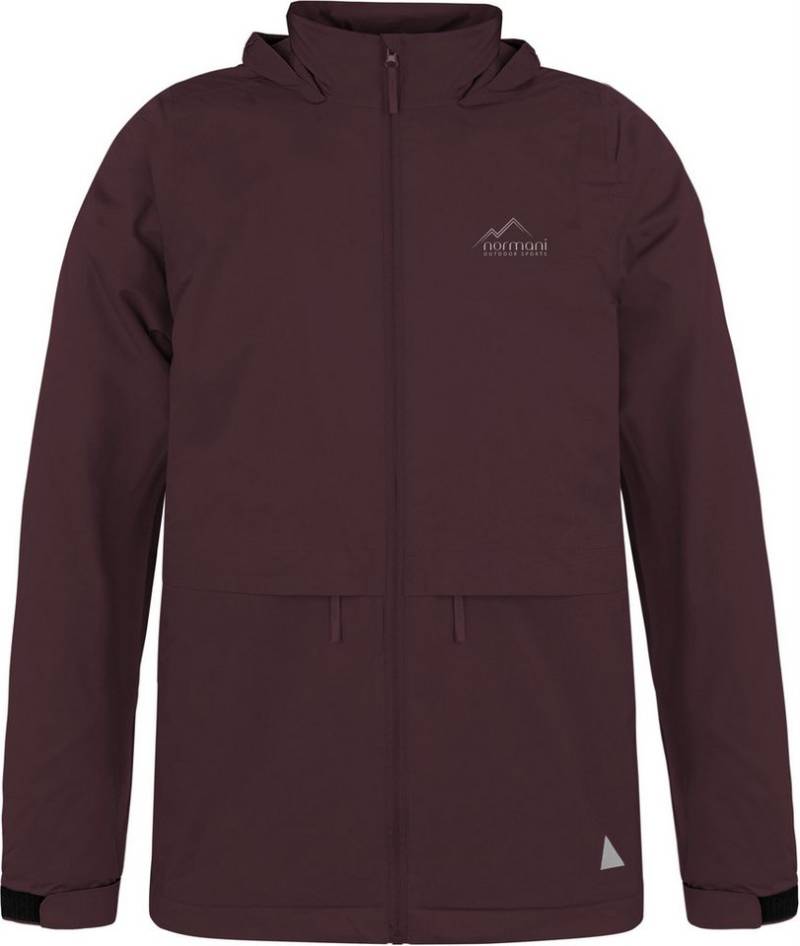 normani Regenjacke Kinder Regenjacke ungefüttert mit Reflektoren Wasserdichte Kinderjacke mit Kapuze für Jungen und Mädchen von normani