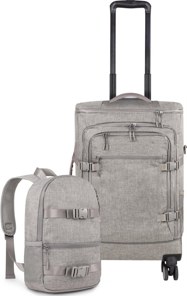 normani Reisetasche, Handgepäck Trolley Set mit Backpack von normani