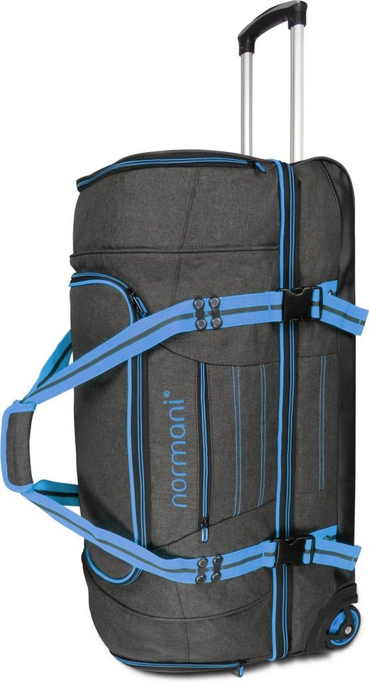 normani Reisetasche Reisetasche 90 l Kompass 90, Trolley mit Rollen und 5 Fächern von normani