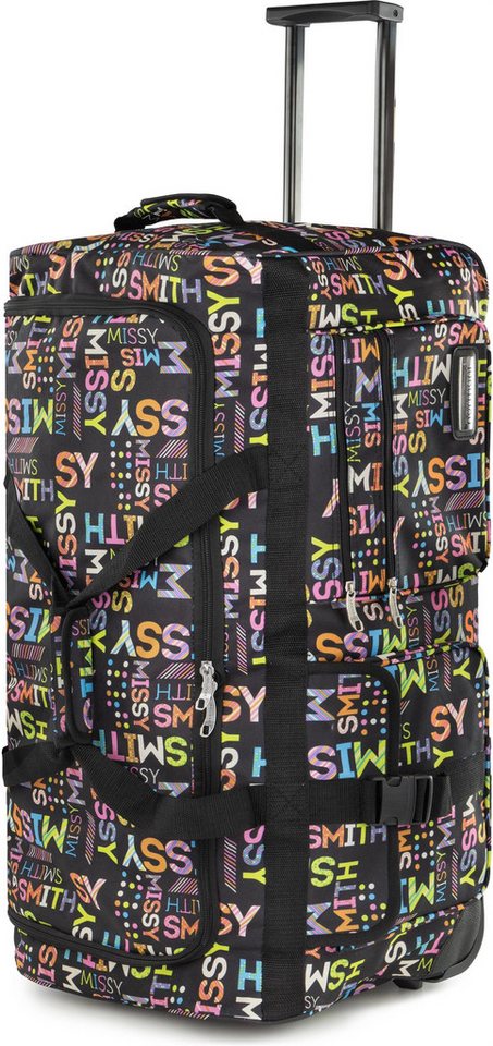 normani Reisetasche Reisetasche mit 3 Rollen 80 Liter, Trolley mit leichtläufigen Rollen von normani