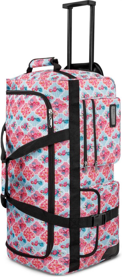 normani Reisetasche Reisetasche mit 3 Rollen 80 Liter, Trolley mit leichtläufigen Rollen von normani