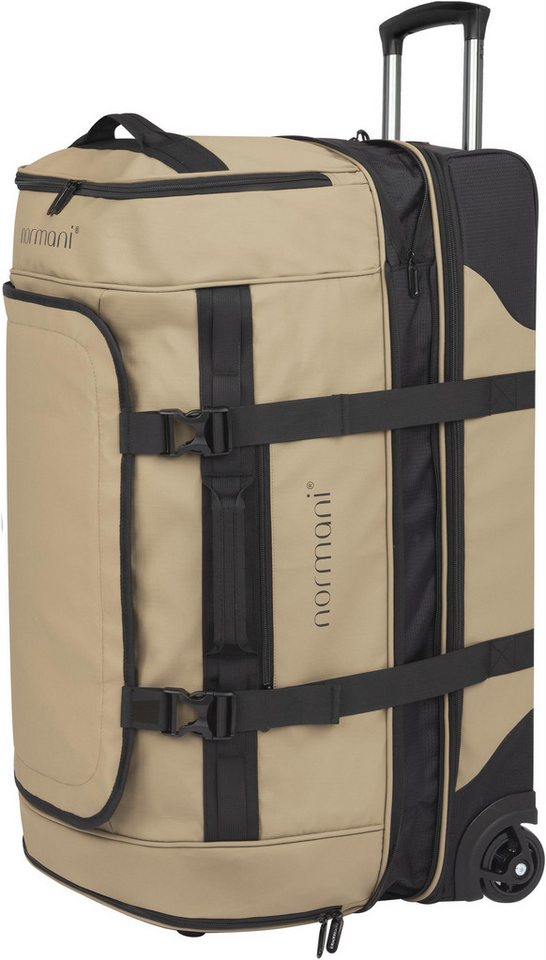 normani Reisetasche Reisetrolley 100-120 L Samara, Reisetasche mit Teleskopgriff erweiterbar von 100 auf 120 Liter von normani