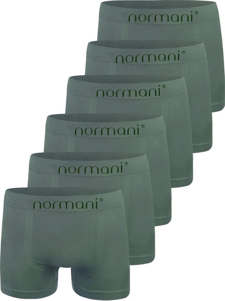 normani Retro Boxer 12 Stück Mikrofaser-Boxershorts für Herren Männer Retropants Unterhosen aus schnell trocknendem Material von normani