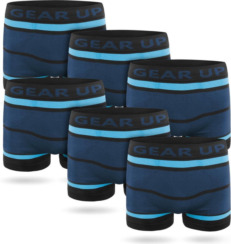 normani Retro Boxer 6 Stück Herren Retropants Mikrofaser-Boxershorts Herren Sport Unterhosen aus schnell trocknendem Material normani Retro Boxer 6 Stück Herren Retropants Mikrofaser-Boxershorts Herren Sport Unterhosen aus schnell trocknendem Material von normani