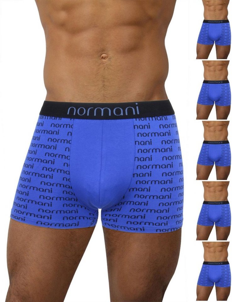 normani Retro Boxer 6 Stück Retro Boxershorts aus Baumwolle Unterhose aus atmungsaktiver Baumwolle von normani