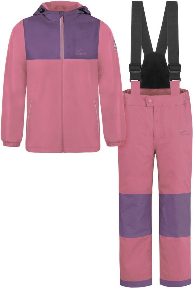 normani Schneehose Kinder WinterSet Thermohose und Thermojacke Wasserdichte Ski Thermohose und Winterjacke Schneeanzug Ski Set für Jungen und Mädchen von normani