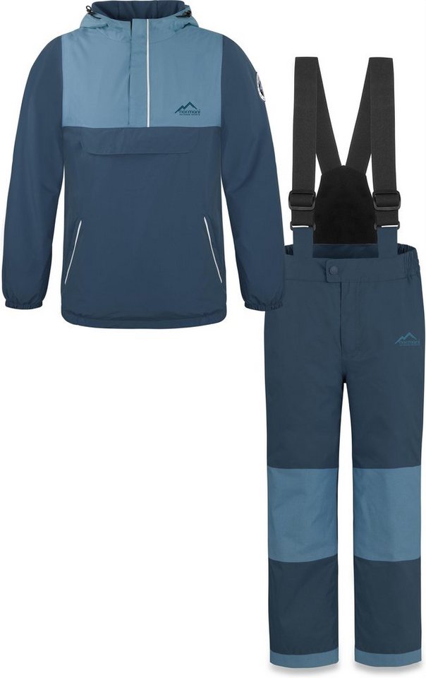 normani Schneehose Kinder WinterSet Thermohose und Windbreaker Wasserdichte Ski Thermohose und Winterjacke Schneeanzug Ski Set für Jungen und Mädchen von normani