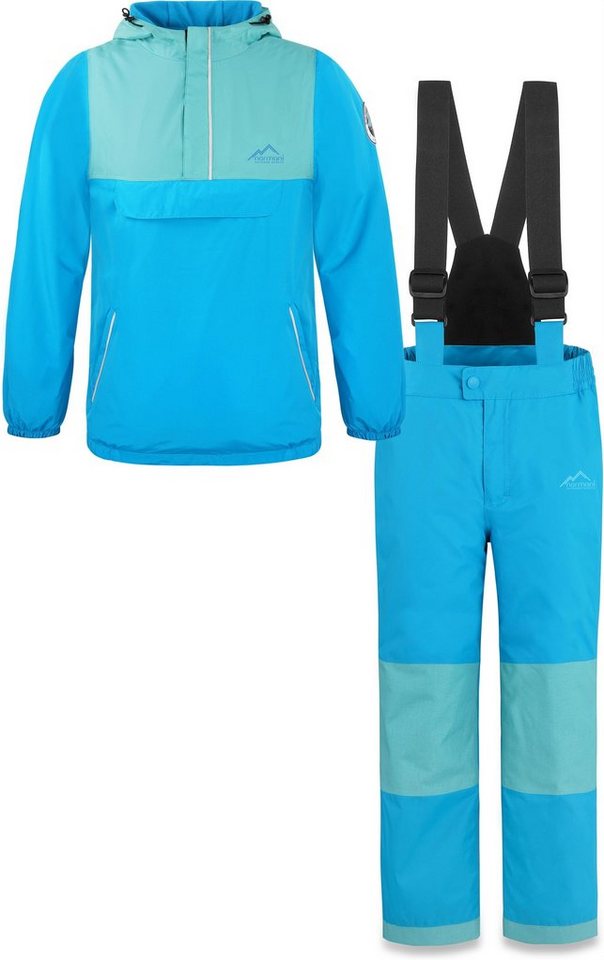 normani Schneehose Kinder WinterSet Thermohose und Windbreaker Wasserdichte Ski Thermohose und Winterjacke Schneeanzug Ski Set für Jungen und Mädchen von normani