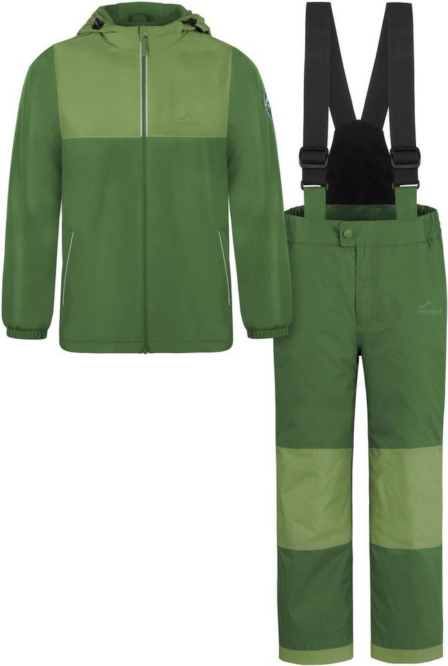 normani Schneehose Kinder WinterSet Thermohose und Thermojacke Wasserdichte Ski Thermohose und Winterjacke Schneeanzug Ski Set für Jungen und Mädchen von normani