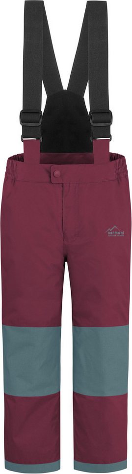 normani Schneehose Kinder Winterhose Chena Wasserdichte Skihose mit abnehmbaren Hosenträgern Latzhose Thermohose von normani