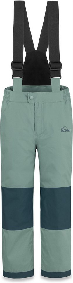 normani Schneehose Kinder Winterhose Salcha Gefütterte Thermohose mit abnehmbaren Hosenträgern -Junge und Mädchen von normani