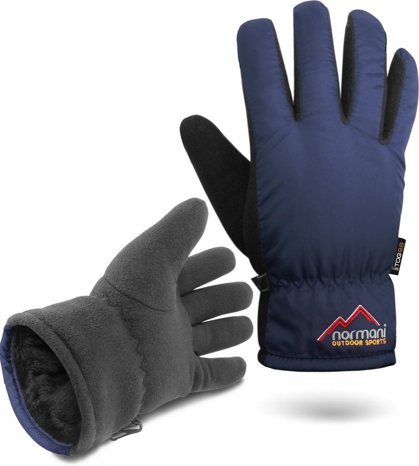 normani Skihandschuhe Herren Handschuhe Lupus Winterhandschuhe Skihandschuhe Thermohandschuhe mit Fleece Innenfutter - TOG-Wert 9.8 bis -10°C von normani