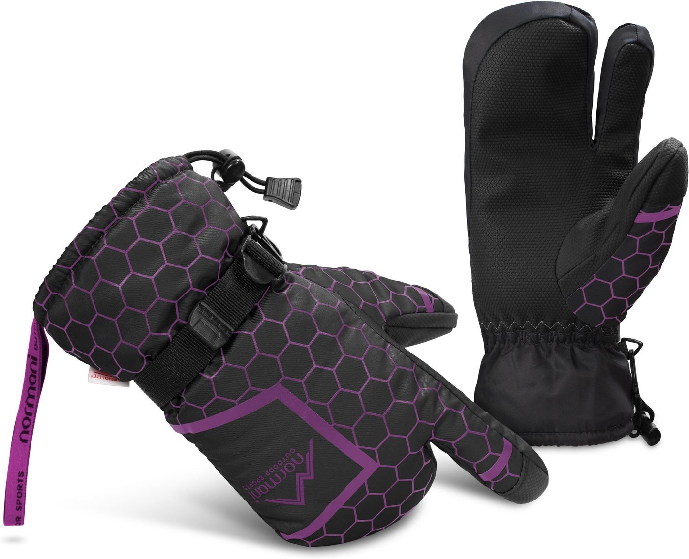 normani Skihandschuhe Winterhandschuhe Apex Thermo Winterhandschuhe - Wasserdicht - Winddicht - Atmungsaktiv - Skihandschuhe mit ComforMax Füllung von normani