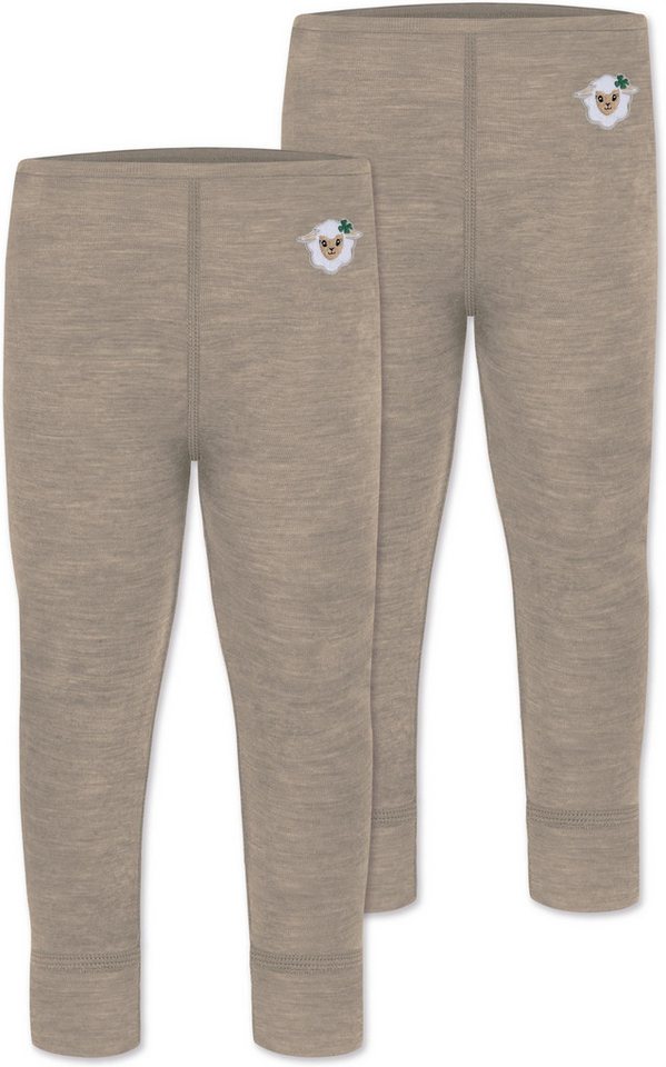 normani Slip 2er Pack Baby Merino Hose Leggings „Tutira" lange Unterhose Babyhose Leggings Thermounterhose - 100 % Merinowolle von normani
