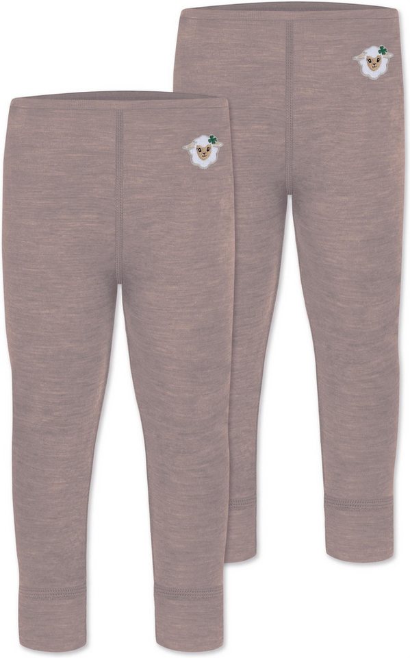 normani Slip 2er Pack Baby Merino Hose Leggings „Tutira" lange Unterhose Babyhose Leggings Thermounterhose - 100 % Merinowolle von normani
