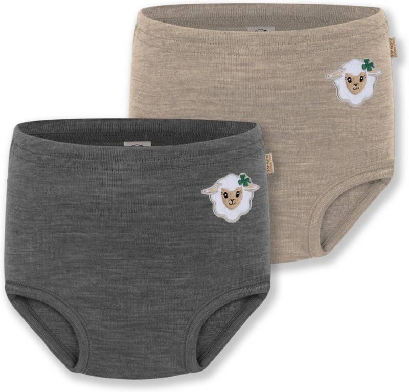 normani Slip 2er Pack Baby Merino Windelhose „Tokoroa" Woll Unterhose Wollwindelhose Überhose aus 100 % Merinowolle von normani