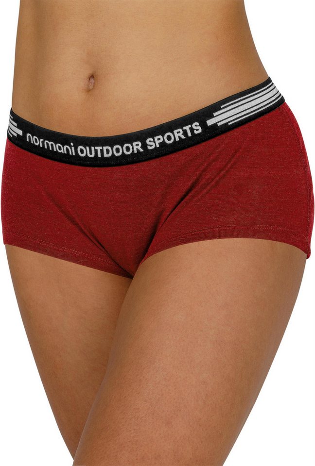 normani Slip 2er Pack Damen Merino Boxershorts „Morwell“ Merino Unterhose Hipster Unterwäsche aus Merinowolle von normani