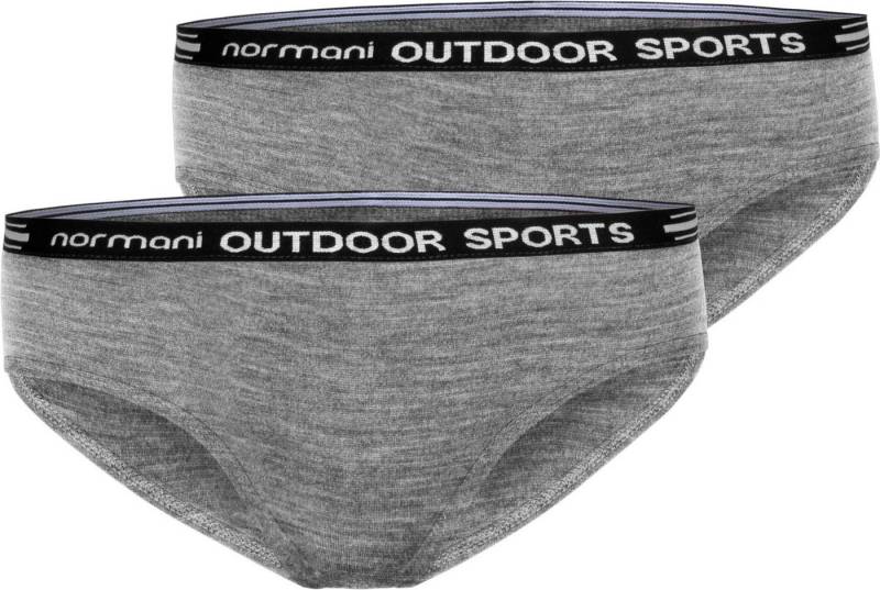 normani Slip 2er Pack Damen Merino Slip Albury Unterhose Merinounterwäsche Hipkini Schlüpfer - 100% Bio-Merinowolle von normani