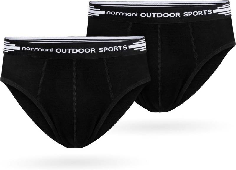 normani Slip 2er Pack Herren Merino Slip Unterhose Retroshorts atmungsaktive Boxershorts von normani