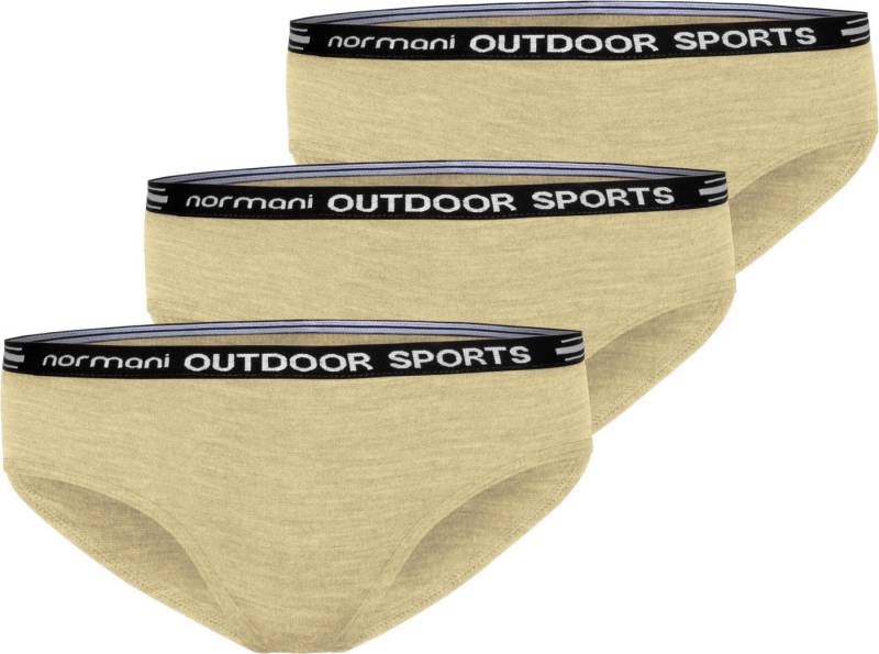 normani Slip 3er Pack Damen Merino Slip Albury Unterhose aus 100% Merinowolle - Slips - Outdoor Merinounterwäsche von normani